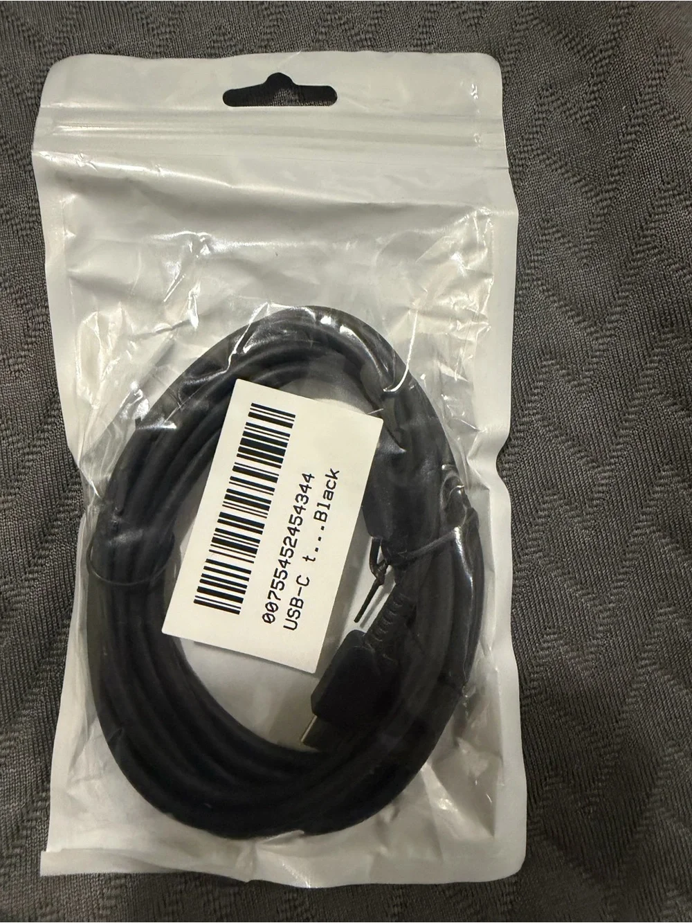 TWO (2) USB-C Charging & Data Cable - Black